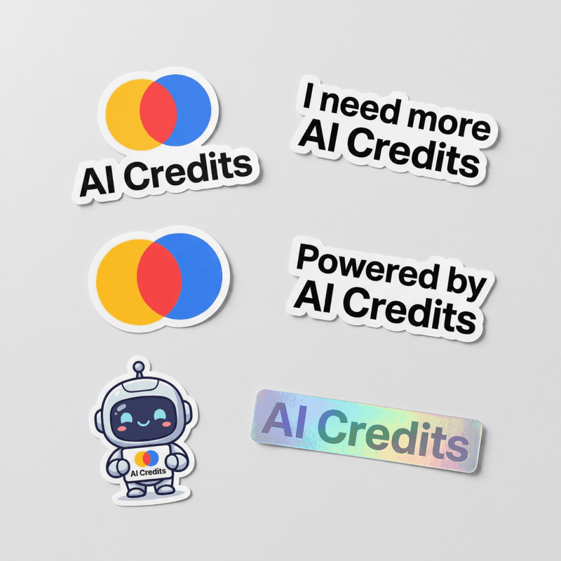 AI Credits Sticker Pack